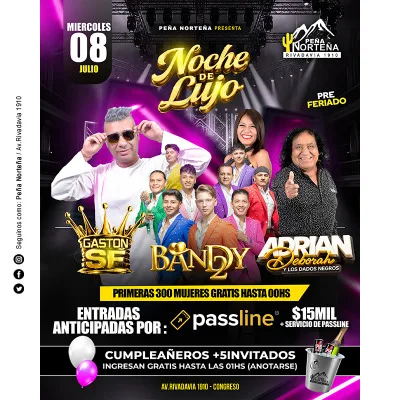 8 de Julio Noche de Lujo