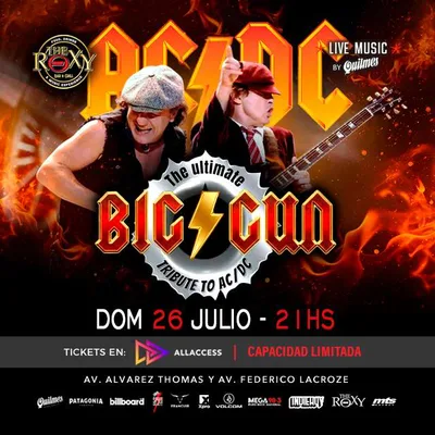 BIG GUN VUELVE AL ROXY BAR & GRILL