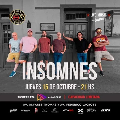INSOMNES EN THE ROXY BAR & GRILL