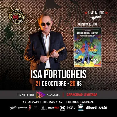 ISA PORTUGHEIS Presenta su libro "ADONDE QUIERA QUE VOY"