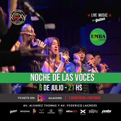 NOCHE DE LAS VOCES EMBA