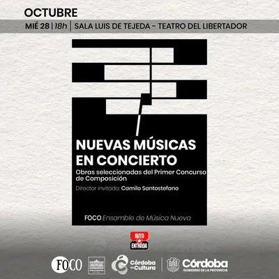 NUEVAS MUSICAS EN CONCIERTO - PRIMER CONCURSO DE COMPOSICION: ENSAMBLE FOCO