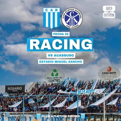 RACING DE CORDOBA VS ACASSUSO