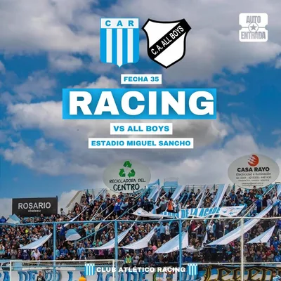 RACING DE CORDOBA VS ALL BOYS