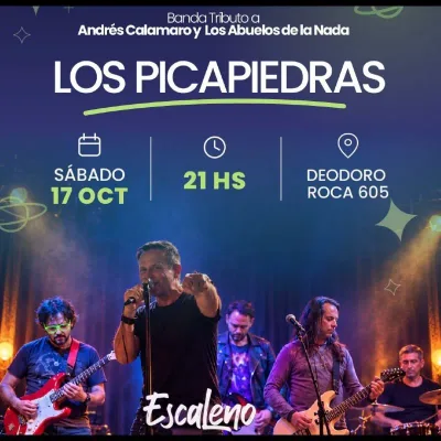 Los Picapiedras en Escaleno. Sábado 17 de octubre