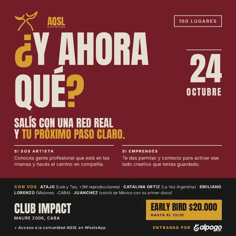 Artistas Que Se Lanzan: Inauguración en Argentina