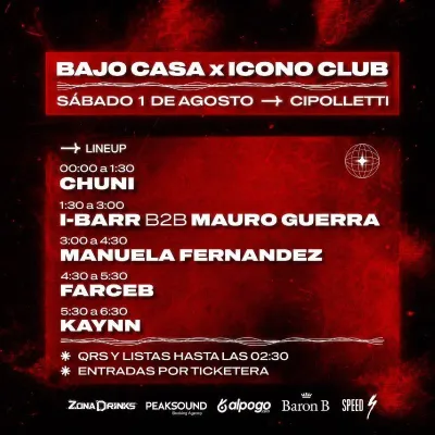 BAJO CASA x ICONO CLUB ❤️‍