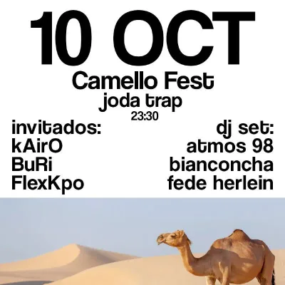 CAMELLO FEST: JODA TRAP/ REGGAETON/ GUARACHA/ RKT/ CUMBIA