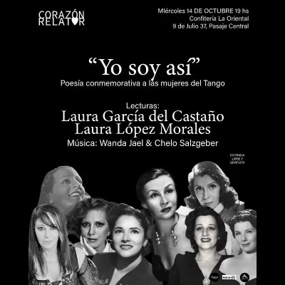 Corazón Relator especial Mujeres del Tango