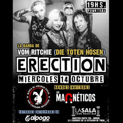 ERECTION(Alemania) ---LOS CONEJOS MUERTOS(Tributo DTH)--LOS MAGNETICOS