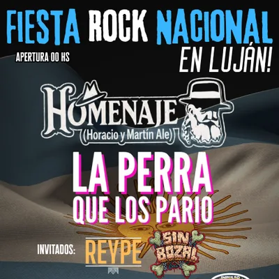 FIESTA ROCK NACIONAL EN LUJAN!