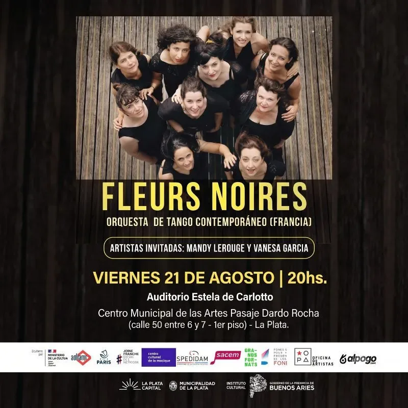 FLEURS NOIRES – Orquesta de Tango Contemporáneo (Francia / Argentina)