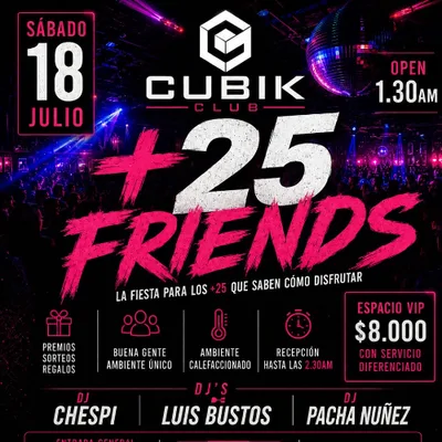 FRIENDS +25