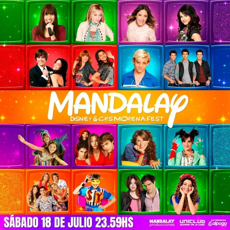 MANDALAY: Disney + Cris morena Fest.