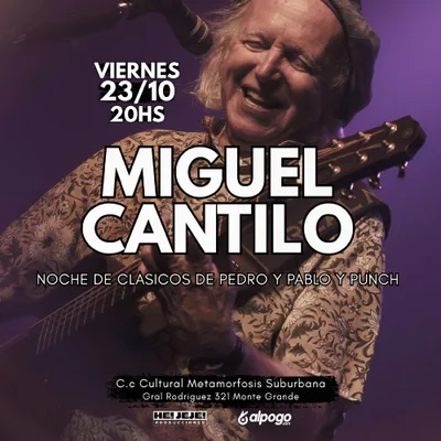 MIGUEL CANTILO en MONTE GRANDE Cc Metamorfosis Suburbana