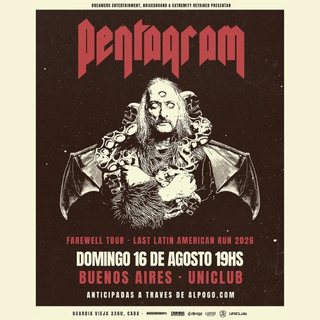 PENTAGRAM - ÚNICO Y ÚLTIMO SHOW EN ARGENTINA
