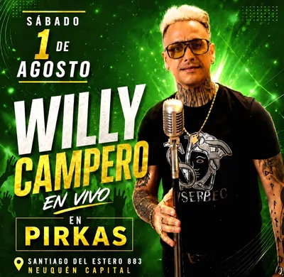 Willi Campero en Pirkas TICKET FREE