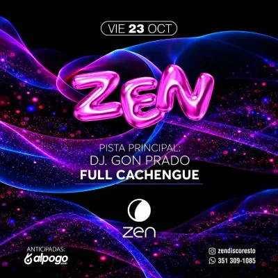 ZEN DISCO | VIE 23 OCT