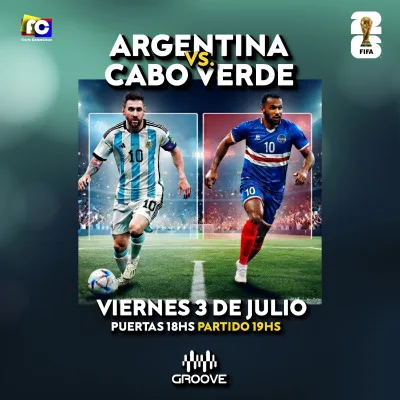 Argentina VS. Cabo Verde en Groove!
