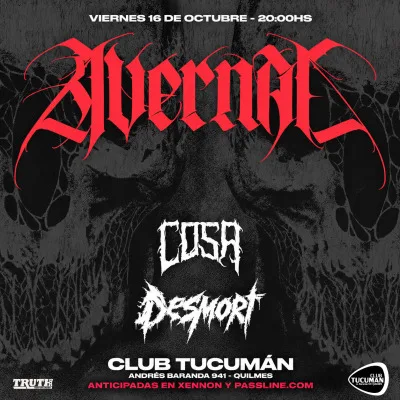 AVERNAL en Quilmes !!! (Vie 16 Oct - 20 hs.)