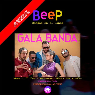 BeeP: Bandas en el Panda - 11 de julio de 2026