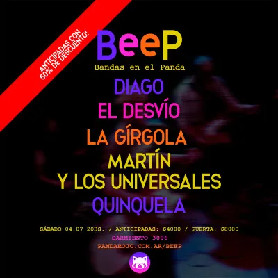BeeP: Bandas en el Panda - 4 de julio de 2026