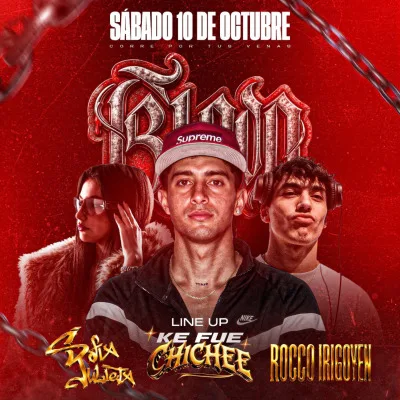 BLOOD🩸 sábado 10 de octubre