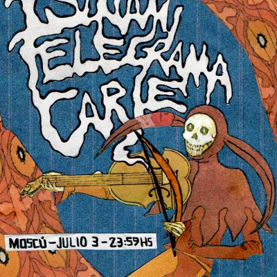 CARIE - TSUNAMI - TELEGRAMA en MOSCU