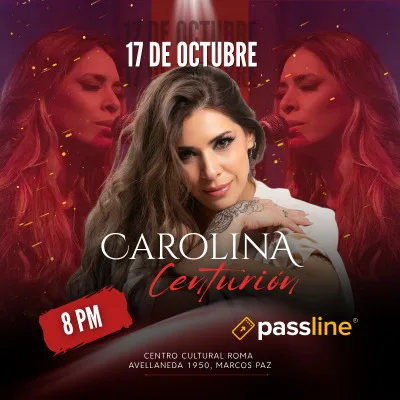 CAROLINA CENTURIÓN EN CONCIERTO: CELEBRANDO 20 AÑOS DE MÚSICA