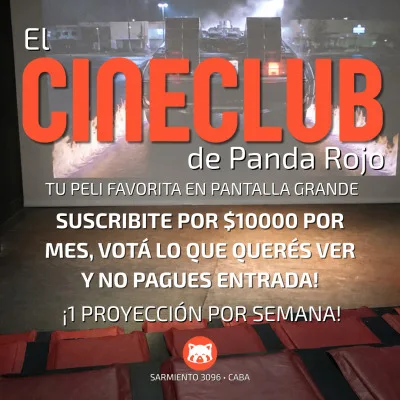 Cineclub Edición 6 Domingo 12 de Julio
