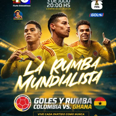 COLOMBIA VS GHANA COPA MUNDIAL EN GROOVE