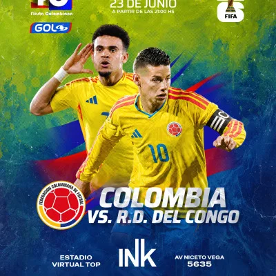 COLOMBIA VS RD CONGO COPA MUNDIAL EN INK