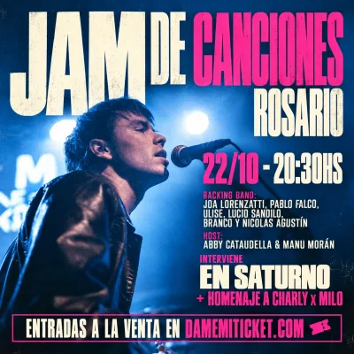 Jam de Canciones en Capi Club - En Saturno + Homenaje a Charly x MILO
