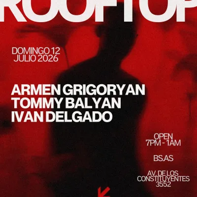 Downtempo Rooftop pres. Domingo 12 de Julio