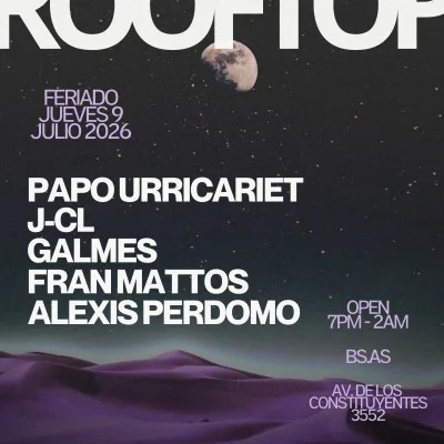 Downtempo Rooftop pres. Feriado Jueves 9 de Julio