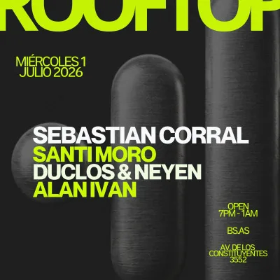 Downtempo Rooftop pres. Miércoles 1 de Julio