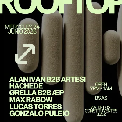 Downtempo Rooftop pres. Miércoles 24 de Junio