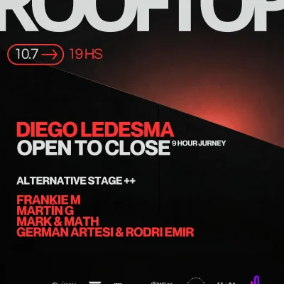Downtempo Rooftop pres. Viernes 10 de Julio