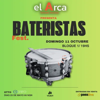 El Arca Bateristas BLOQUE 1