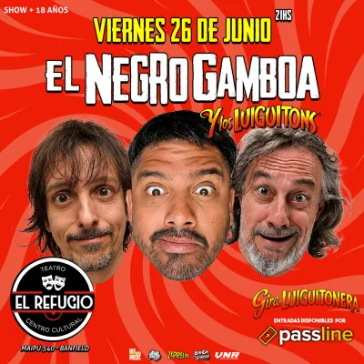 El Negro gamboa y los luiguitons en Banfield