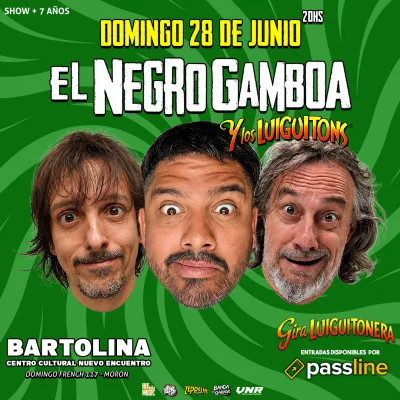 El Negro Gamboa y Los Luiguitons en Moron
