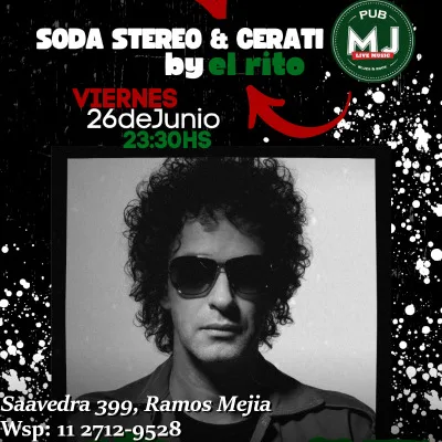 EL RITO - TRIBUTO A SODA STEREO Y GUSTAVO CERATI - EN MR JONES PUB