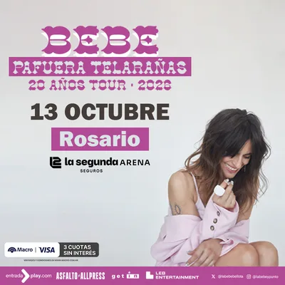 BEBE - PAFUERA TELARAÑAS | 20 AÑOS TOUR