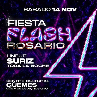 FIESTA FLASH - 14 DE NOVIEMBRE