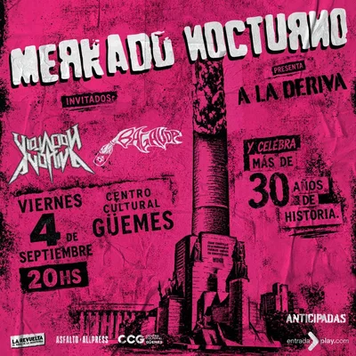 MERKADO NOCTURNO junto a Violacion Auditiva y Bagauda