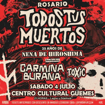 TODOS TUS MUERTOS EN ROSARIO  | CARMINA BURANA | TÓXIC