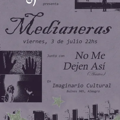 Esterea presenta “Medianeras” junto con No me dejen así