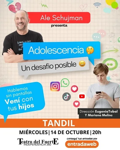 ADOLESCENCIA, UN DESAFIO POSIBLE de ALE SCHUJMAN Tandil