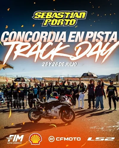 SEBASTIAN PORTO CONCORDIA EN PISTA TRACK DAY