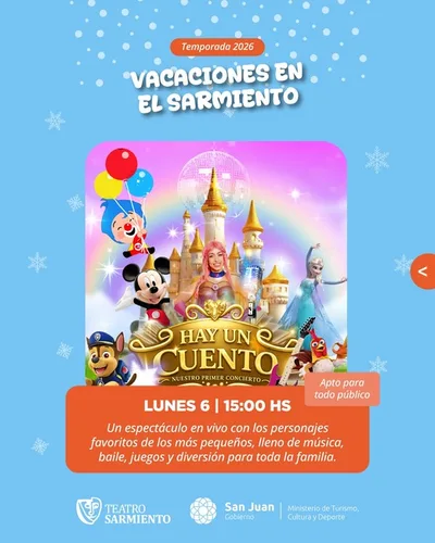 HAY UN CUENTO VACACIONES EN EL SARMIENTO
